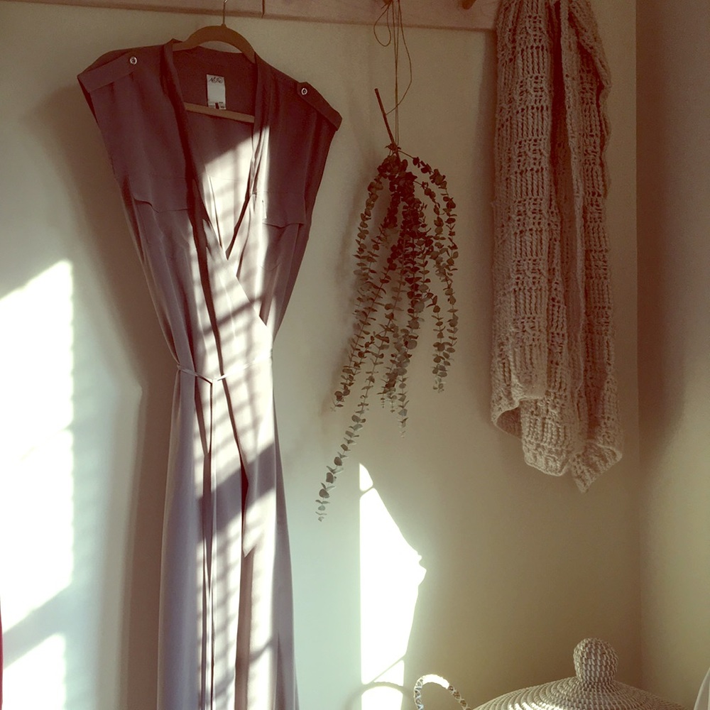 100% silk Maxi dress